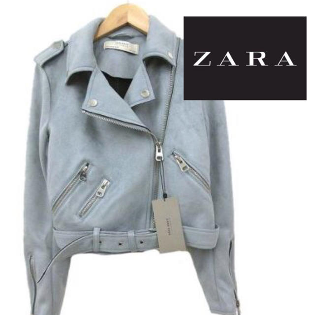 限定モデル ZARA スエード風 ライダースジャケット