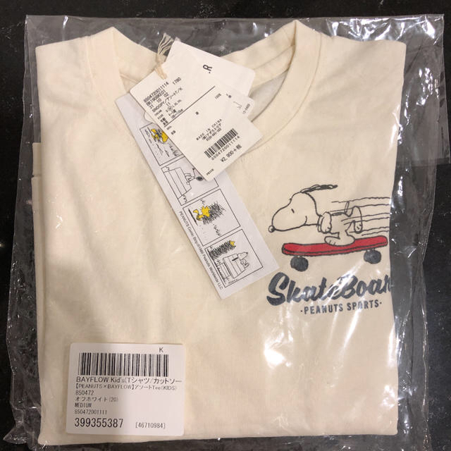 BAYFLOW(ベイフロー)の【PEANUTS×BAYFLOW】アソートTee（KIDS) キッズ/ベビー/マタニティのキッズ服男の子用(90cm~)(Tシャツ/カットソー)の商品写真