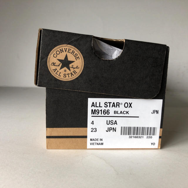 CONVERSE(コンバース)の新品　コンバース　オールスター　OX ブラック　23.0cm レディースの靴/シューズ(スニーカー)の商品写真