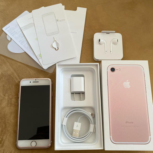 iPhone 7 Rose Gold 256 GB Softbank - スマートフォン本体 - pufale