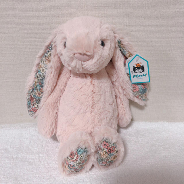 gelato pique(ジェラートピケ)のjellycat  バシュフルブロッサムバニー　ブラッシュ　S キッズ/ベビー/マタニティのおもちゃ(ぬいぐるみ/人形)の商品写真