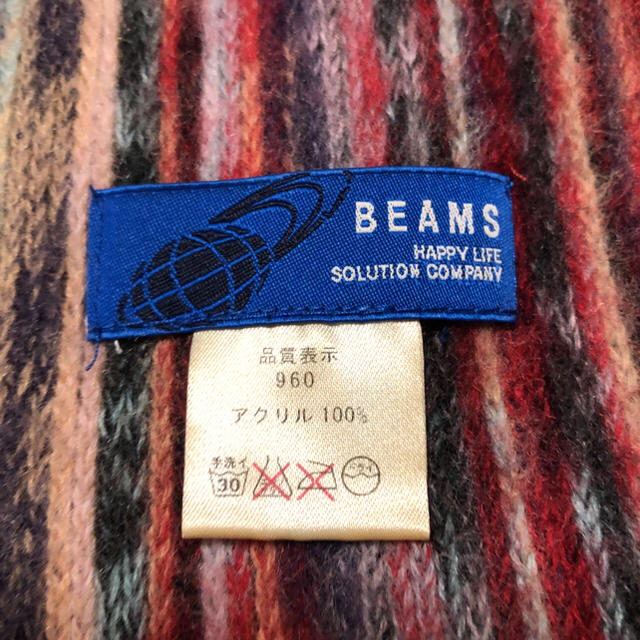 BEAMS(ビームス)のBEAMS メンズマフラー ＊＊＊中古品＊＊＊ メンズのファッション小物(マフラー)の商品写真