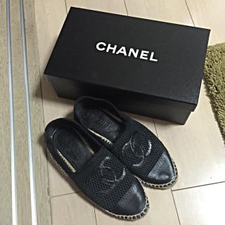 シャネル(CHANEL)のシャネル エスパドリーユ 正規 38(スリッポン/モカシン)