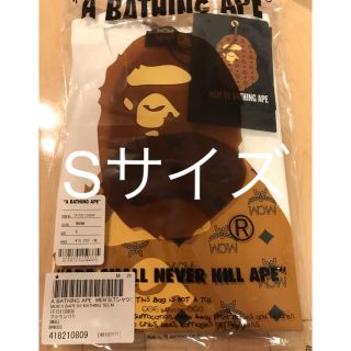 アベイシングエイプ(A BATHING APE)のbape mcm tee BY BATHING TEE ブラウン S(Tシャツ/カットソー(半袖/袖なし))