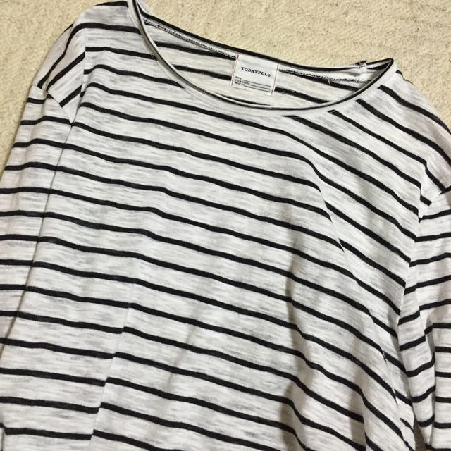 TODAYFUL(トゥデイフル)のtodayful☆ボーダードルマンロンT レディースのトップス(Tシャツ(長袖/七分))の商品写真