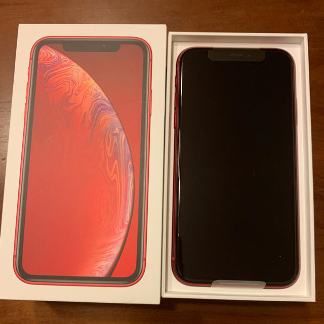 iPhone XR 64GB レッド au SIMロック解除済み