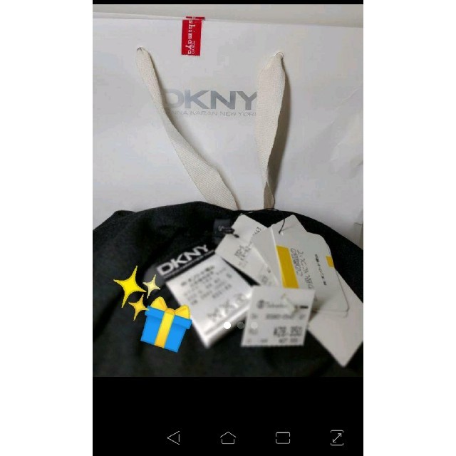 DKNY(ダナキャランニューヨーク)のDKNY 新品 カーディガン ブラック レディースのトップス(カーディガン)の商品写真