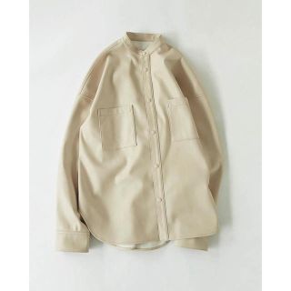 トゥデイフル(TODAYFUL)のtodayful ecoleather shirts エコレザーシャツ(シャツ/ブラウス(長袖/七分))