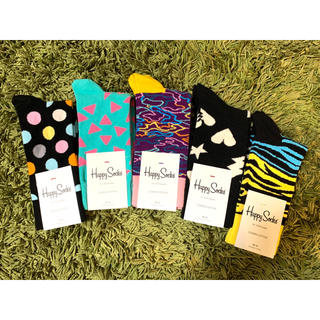 ビームス(BEAMS)のハッピーソックス レディース5足 定価7,150円 happy socks(ソックス)