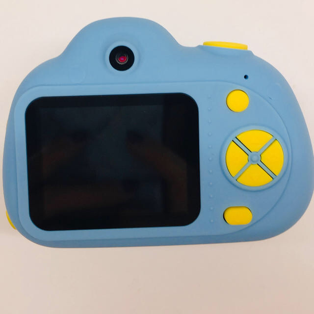 キッズカメラ　トイカメラ　ブルー スマホ/家電/カメラのカメラ(コンパクトデジタルカメラ)の商品写真