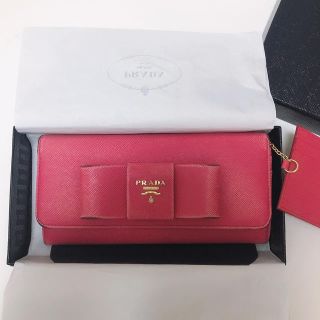 プラダ(PRADA)のPRADA  リボン　長財布(長財布)