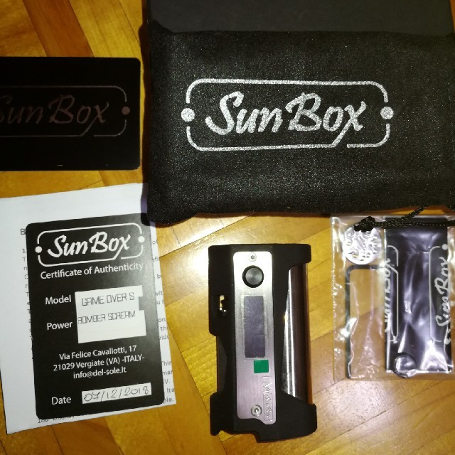 sunbox gameover S　vape mod