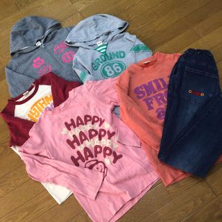 エーアーベー(e.a.B)のデコデコ様専用全てeab女の子 150 パーカー トレーナーなど6点(Tシャツ/カットソー)