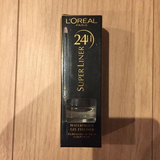 ロレアルパリ(L'Oreal Paris)の新品未使用★ロレアルパリ★24Ｈスーパーライナー★ウォータープルーフ★ブラック(アイライナー)