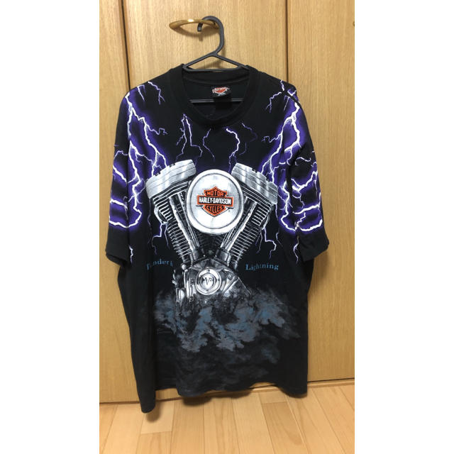 HARLEY DAVIDSON Vintage 90s Thunder tee | フリマアプリ ラクマ