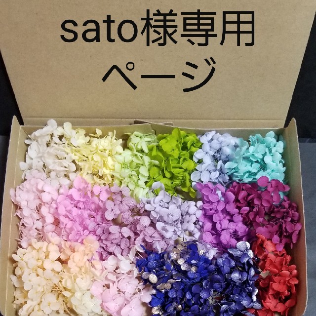 sato様専用ページ ハンドメイドのフラワー/ガーデン(プリザーブドフラワー)の商品写真