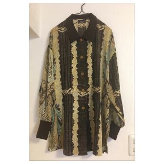 美品【chamois 】レトロ シャツ 80's アートシャツ(シャツ/ブラウス(長袖/七分))