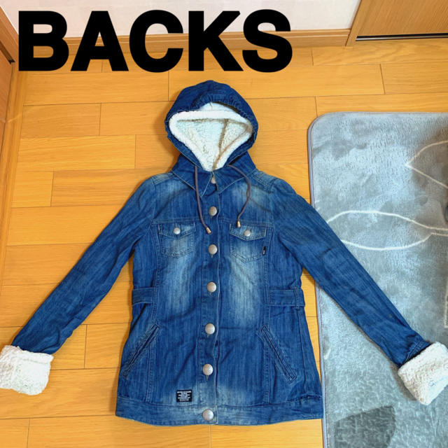 BACKS(バックス)のBACKS★アウター★デニムジャケット★デニム★フリーサイズ レディースのジャケット/アウター(Gジャン/デニムジャケット)の商品写真