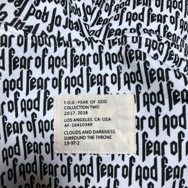 fear of god パーカートップス