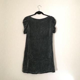 ザラ(ZARA)のZARAベロアワンピース(ミニワンピース)