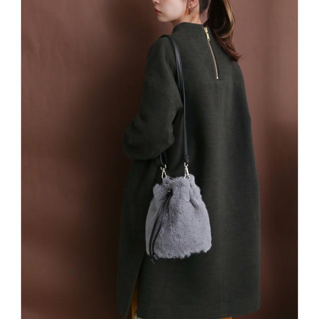 KBF - 新品▷KBF＊バックZIPコート  CHARCOAL