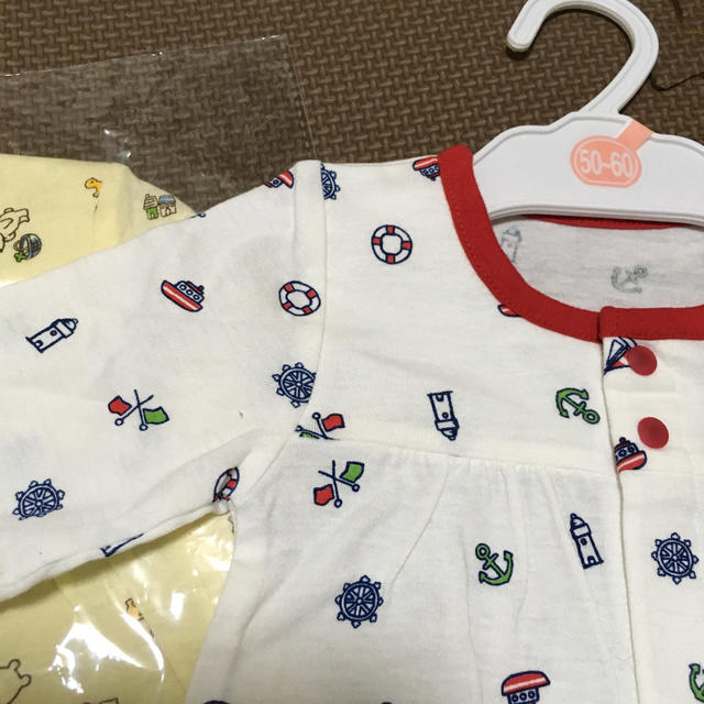 うーちゃん様専用　　50〜60cm 2枚セット キッズ/ベビー/マタニティのベビー服(~85cm)(カバーオール)の商品写真