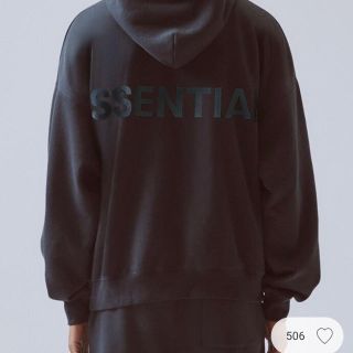 フィアオブゴッド(FEAR OF GOD)の【M】FOG Essentials リフレクティブ パーカー BLACK(パーカー)