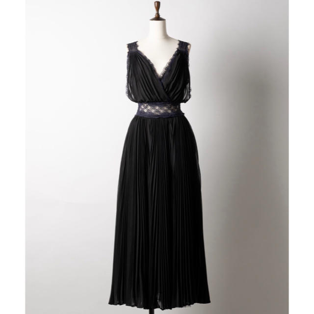 【Belle vintage】Vintage調ボリュームプリーツドレス