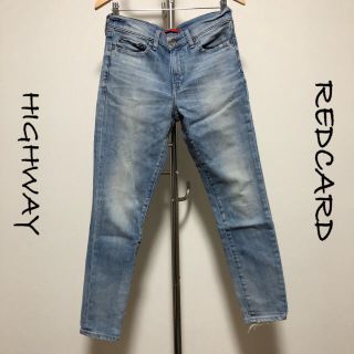 アパルトモンドゥーズィエムクラス(L'Appartement DEUXIEME CLASSE)のREDCARD / ダメージスキニーデニム / HIGHWAY / サイズ25(デニム/ジーンズ)