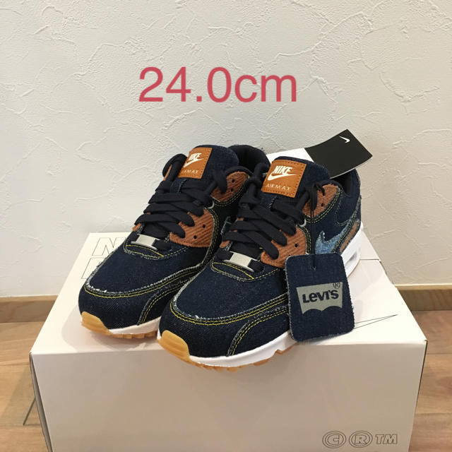 24.0 AIR MAX 90 Levi's × NIKE リーバイス ナイキ靴/シューズ