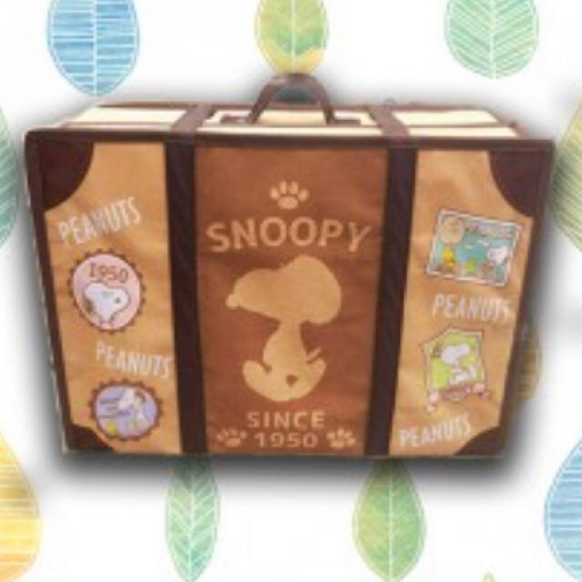 Snoopy スヌーピー トランク型 収納ボックスの通販 By メルカリ スヌーピーならラクマ