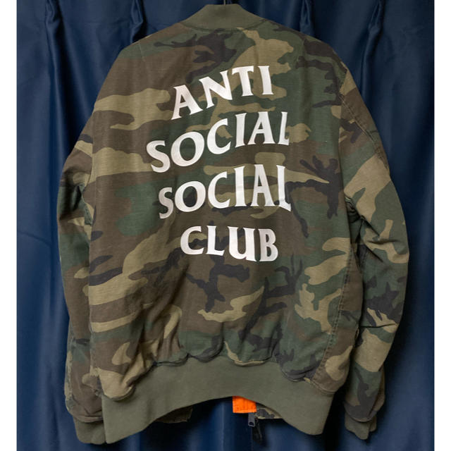 Supreme(シュプリーム)のANTI SOCIAL SOCIAL CLUB ma-1 メンズのジャケット/アウター(フライトジャケット)の商品写真