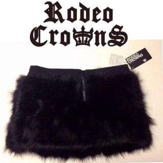 ロデオクラウンズ(RODEO CROWNS)のRODEO CROWNS★ファースカート(ミニスカート)