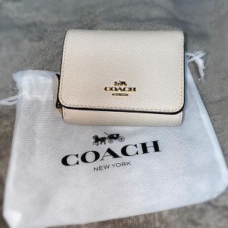 コーチ(COACH)の【コーチ　三つ折り財布】美品（値下げしました※）(財布)