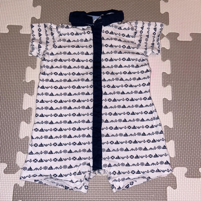 Emporio Armani(エンポリオアルマーニ)のみくみんさま専用　アルマーニ　ベビー服　2枚セット キッズ/ベビー/マタニティのベビー服(~85cm)(ロンパース)の商品写真