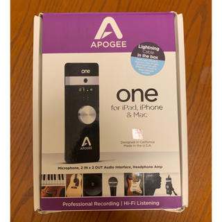【mighty様専用】APOGEE ONE for iPad & Mac(オーディオインターフェイス)