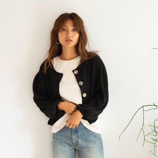 searoomlynn 2way パフスリーブ ベージュ