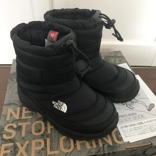 ザノースフェイス(THE NORTH FACE)のノースフェイス キッズ ブーツ 19cm ヌプシ スノーブーツ ブラック(ブーツ)