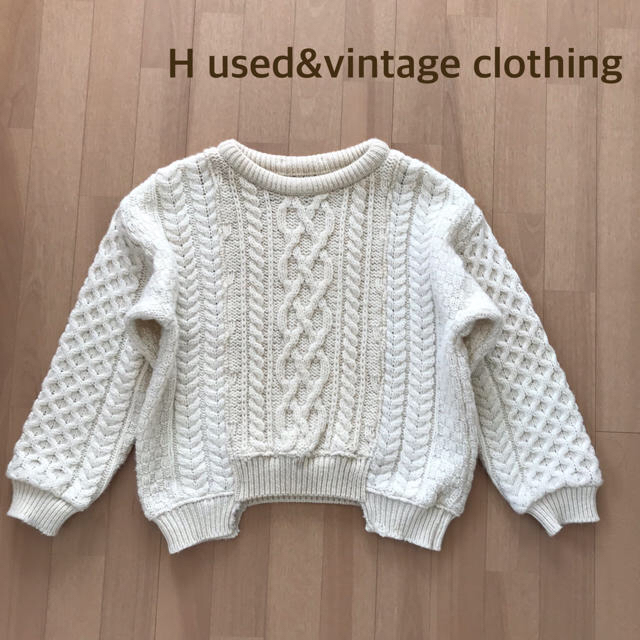 H vintage&clothing リメイクニット - ニット/セーター