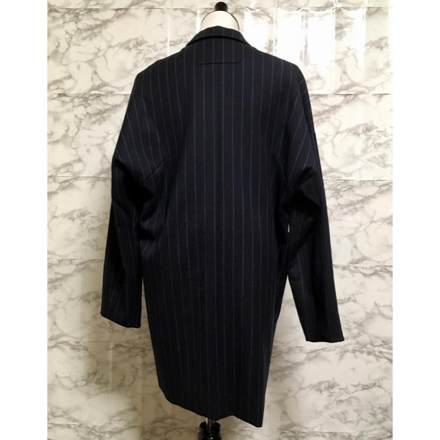 WOO YOUNG MI - 【16AW】【美品】juun.j Cocoon Pinstriped Coatの通販