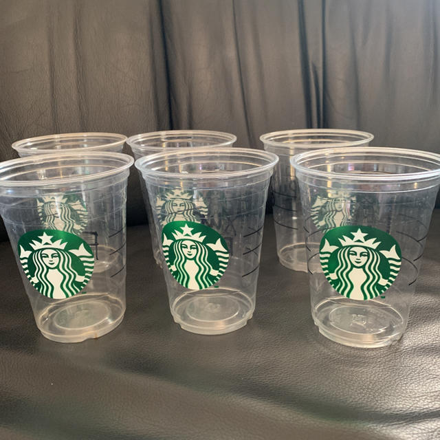 Starbucks Coffee(スターバックスコーヒー)のみお様用　スタバ プラカップ トールサイズ 6個 ハンドメイドの素材/材料(各種パーツ)の商品写真