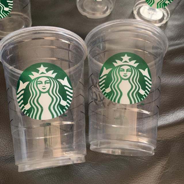 Starbucks Coffee(スターバックスコーヒー)のみお様用　スタバ プラカップ トールサイズ 6個 ハンドメイドの素材/材料(各種パーツ)の商品写真