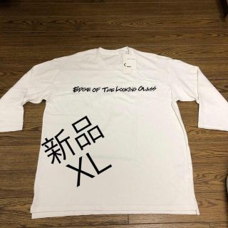 キムジョーンズ(KIM JONES)の【新品】GU別注　kimjones 七分袖 tシャツ　ホワイト　キムジョーンズ(Tシャツ/カットソー(七分/長袖))