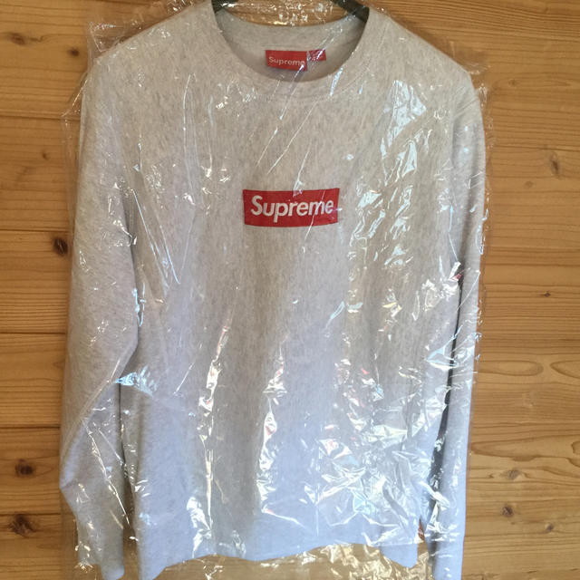 supreme box logo crewneck室内試着のみ専用クリーニング済