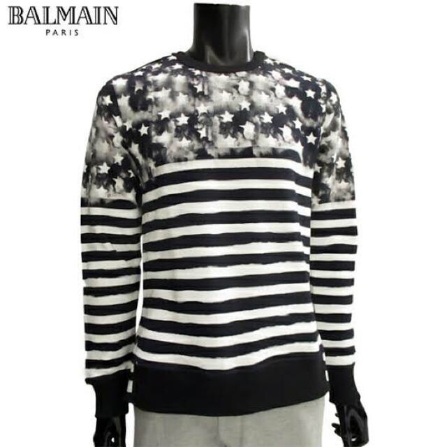 値下げ　新品　定価13万　トレーナー　BALMAIN M