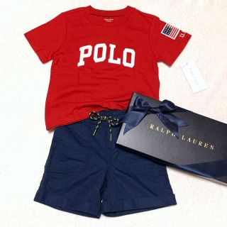 ラルフローレン(Ralph Lauren)の1セットのみ⑅︎◡̈︎* 新品✨18M/85 BOY Tシャツ＆パンツ(Ｔシャツ)