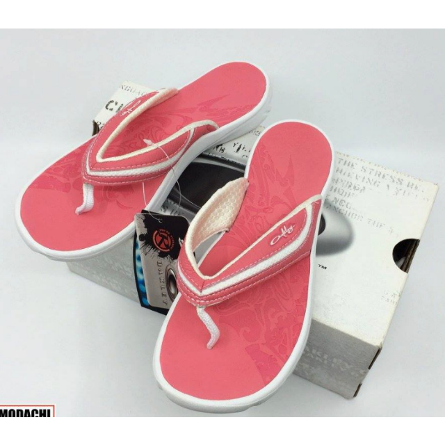 OAKLEY Pink Print Sandals レディースサンダル