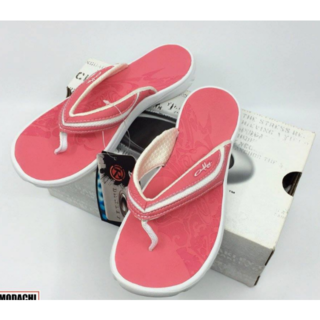 OAKLEY Pink Print Sandals レディースサンダル(サンダル)