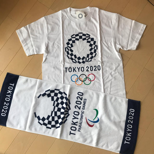 オリンピック  ティシャツ　Tシャツ　タオル　セット メンズのトップス(Tシャツ/カットソー(半袖/袖なし))の商品写真