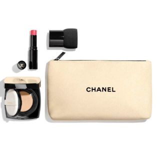 シャネル(CHANEL)のCHANEL 【数量限定品 コスメキット ポーチ付き】ファンデ リップ(コフレ/メイクアップセット)